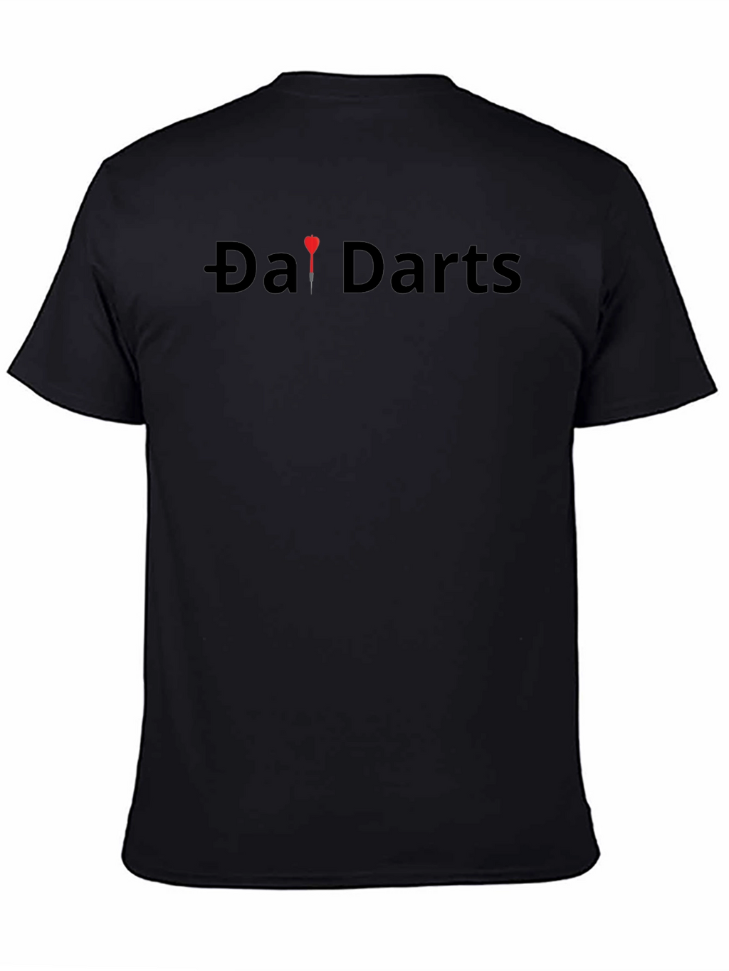 Da! Darts Graphic Tee - Classic Black Cotton T-Shirt