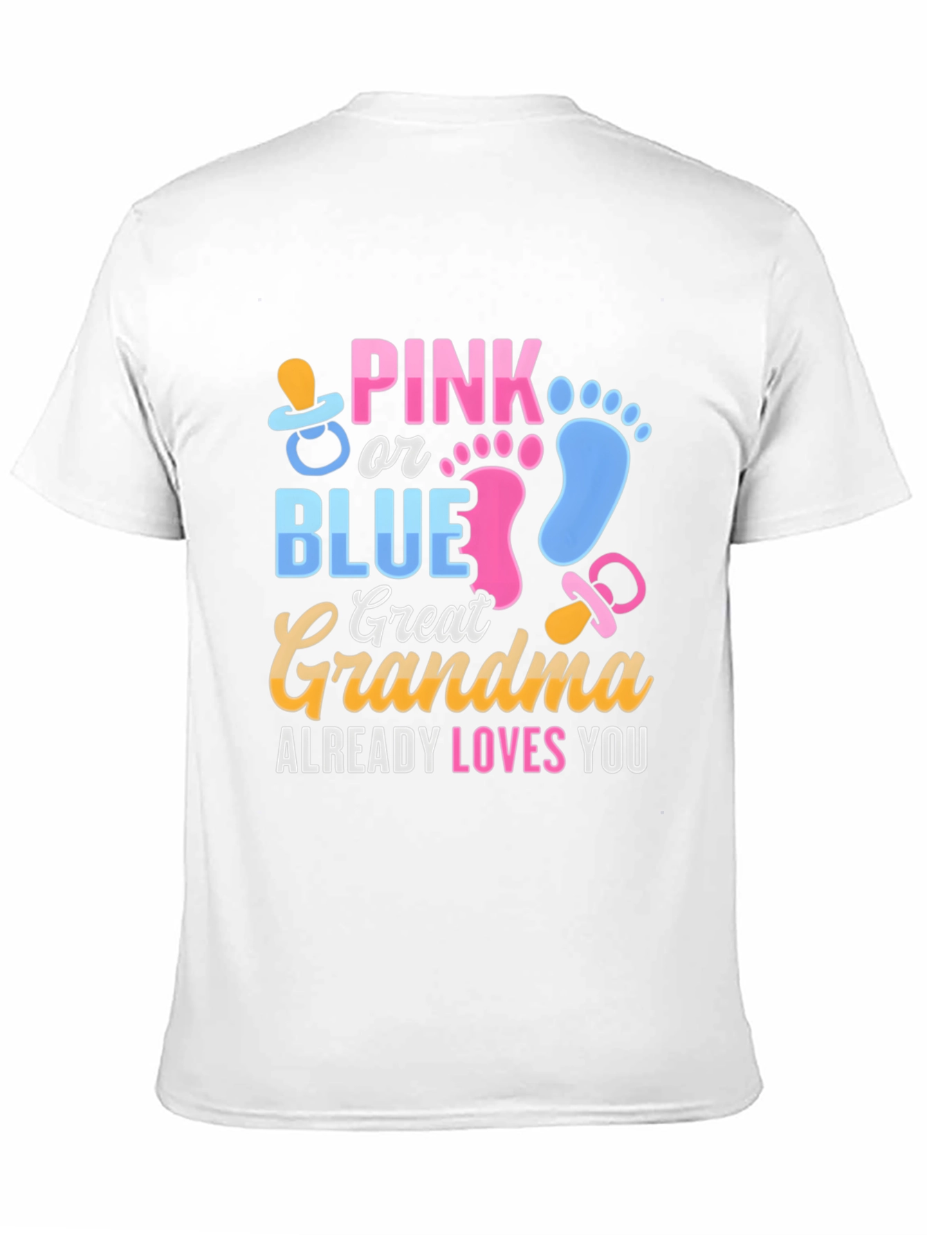Pink or Blue Great Grandma T-Shirt