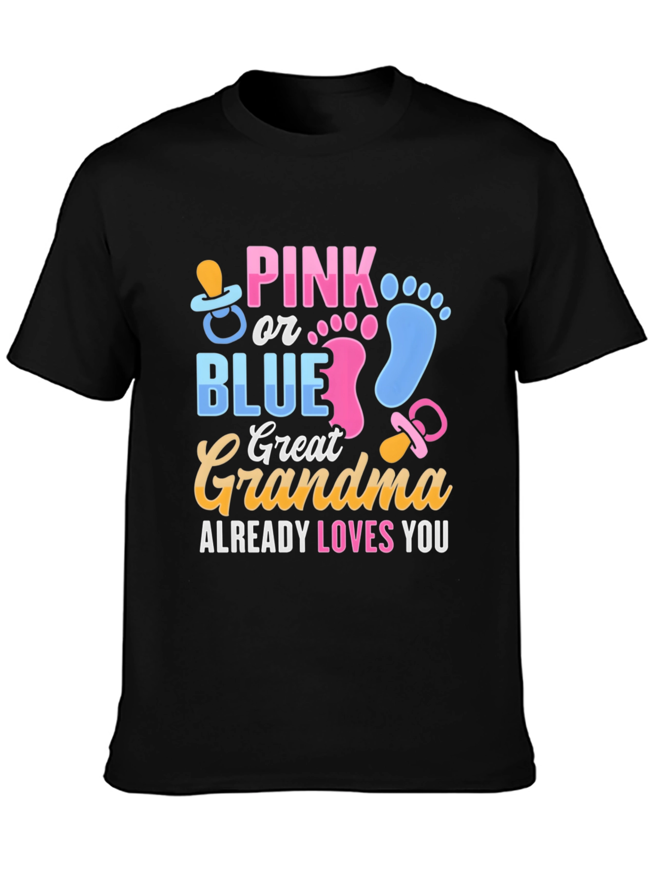 Pink or Blue Great Grandma T-Shirt