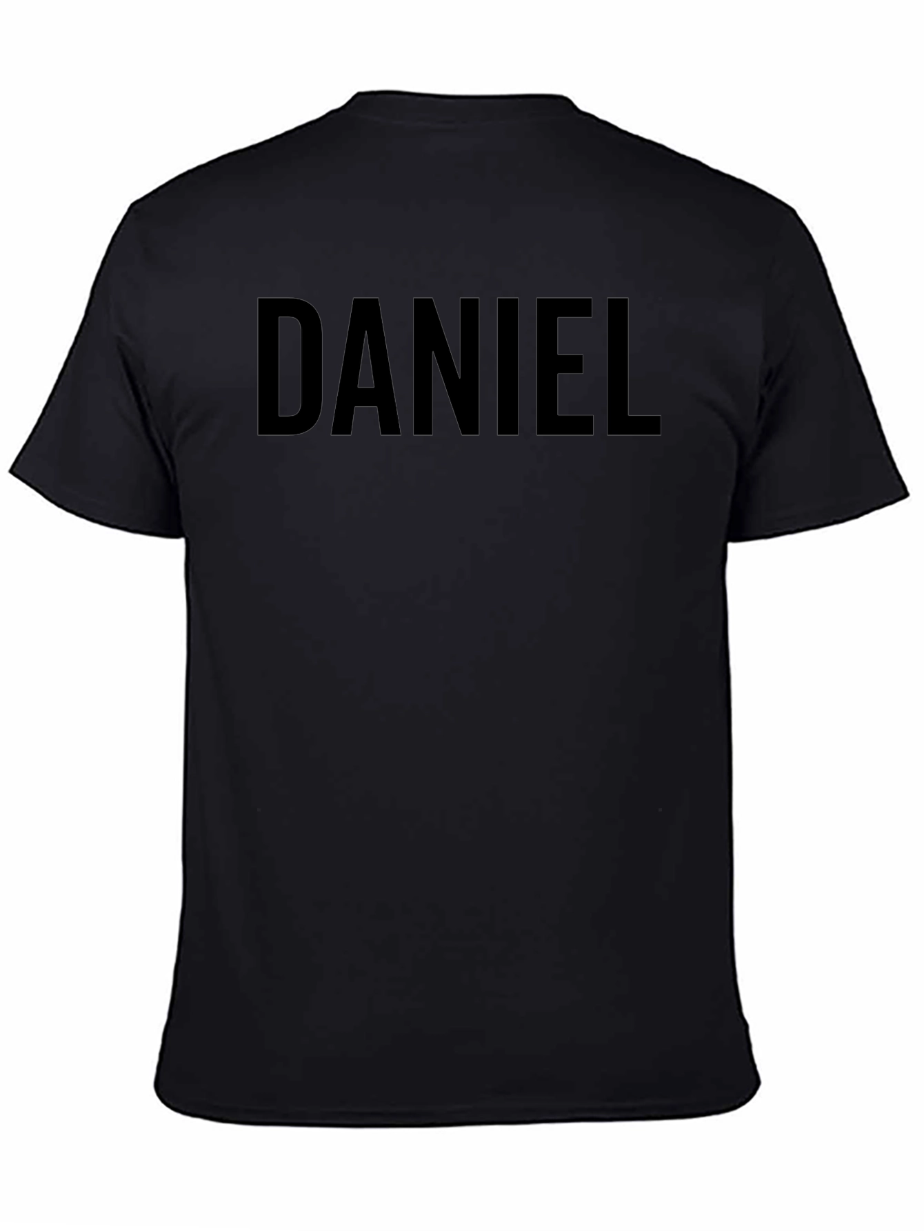 Daniel Graphic Tee - Black Cotton Blend