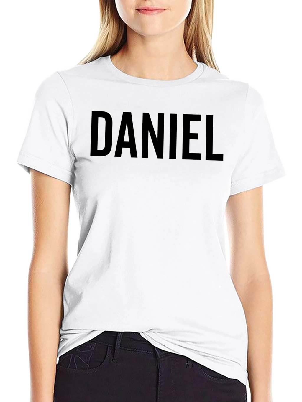 Daniel Graphic Tee - Black Cotton Blend