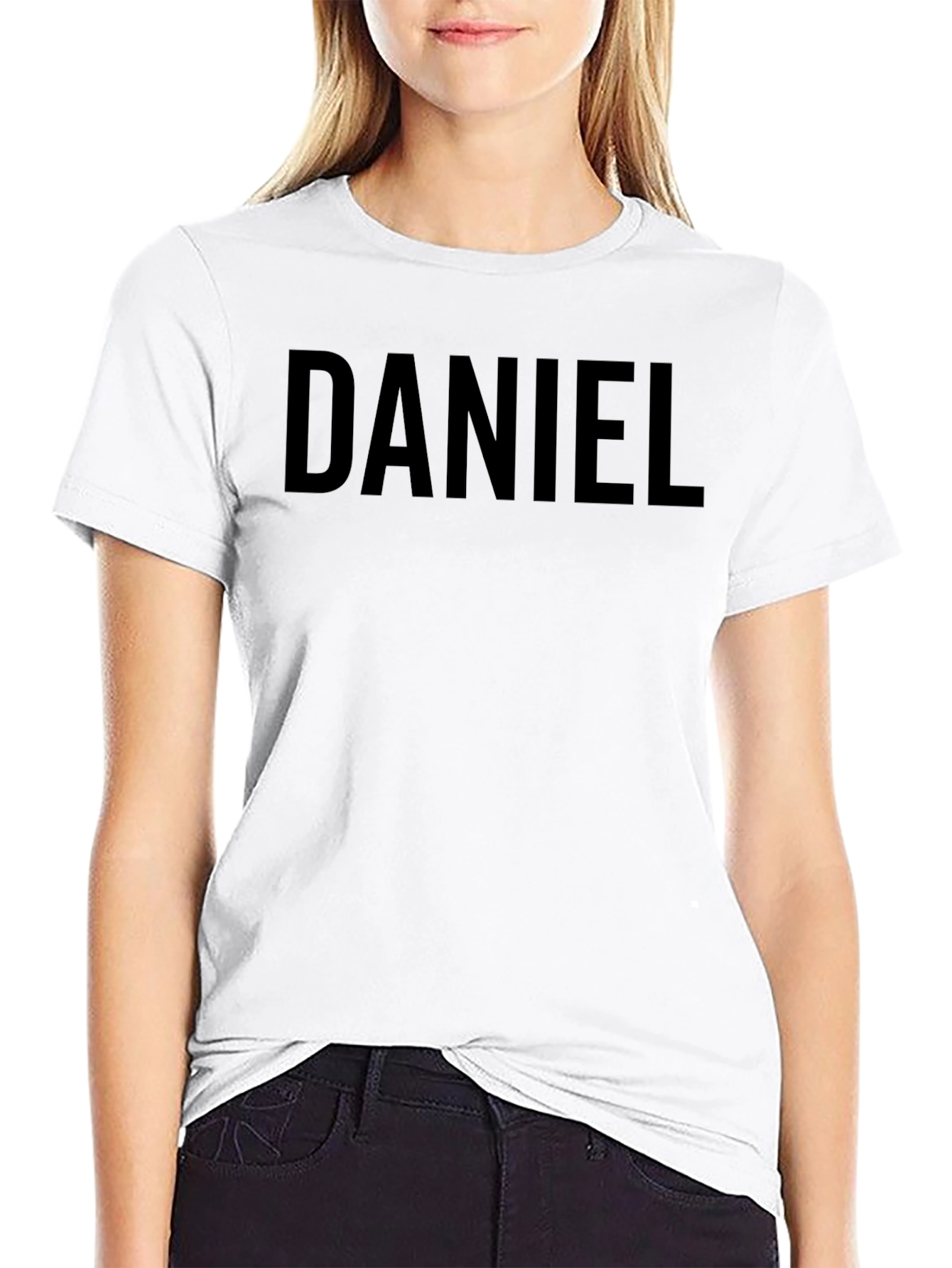 Daniel Graphic Tee - Black Cotton Blend