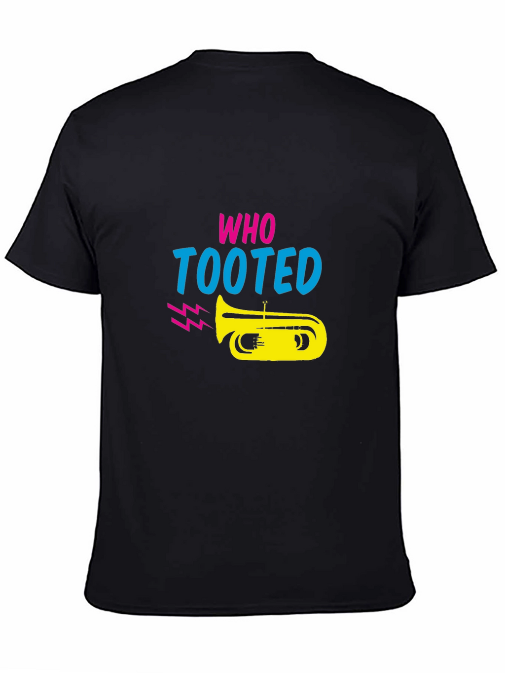 Who Tooted T-Shirt - Funny Music Graphic Tee
