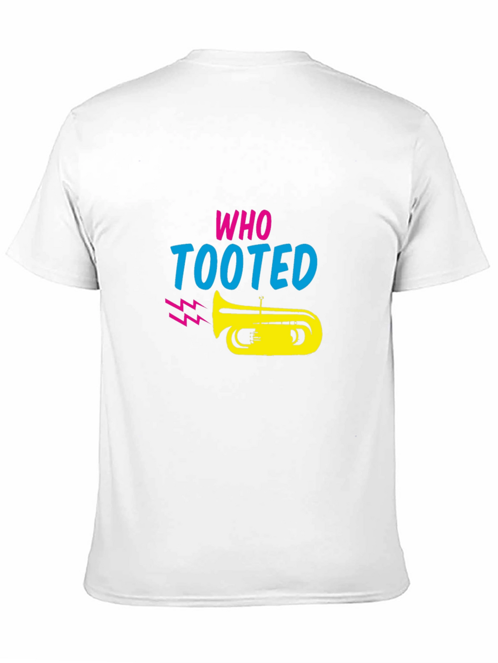Who Tooted T-Shirt - Funny Music Graphic Tee