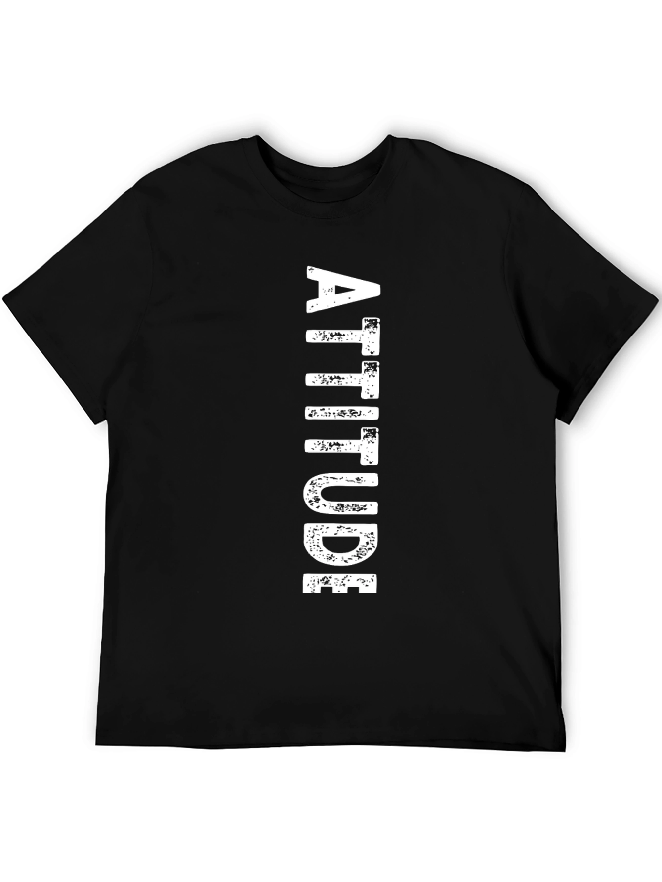 Attitude Graphic Black T-Shirt