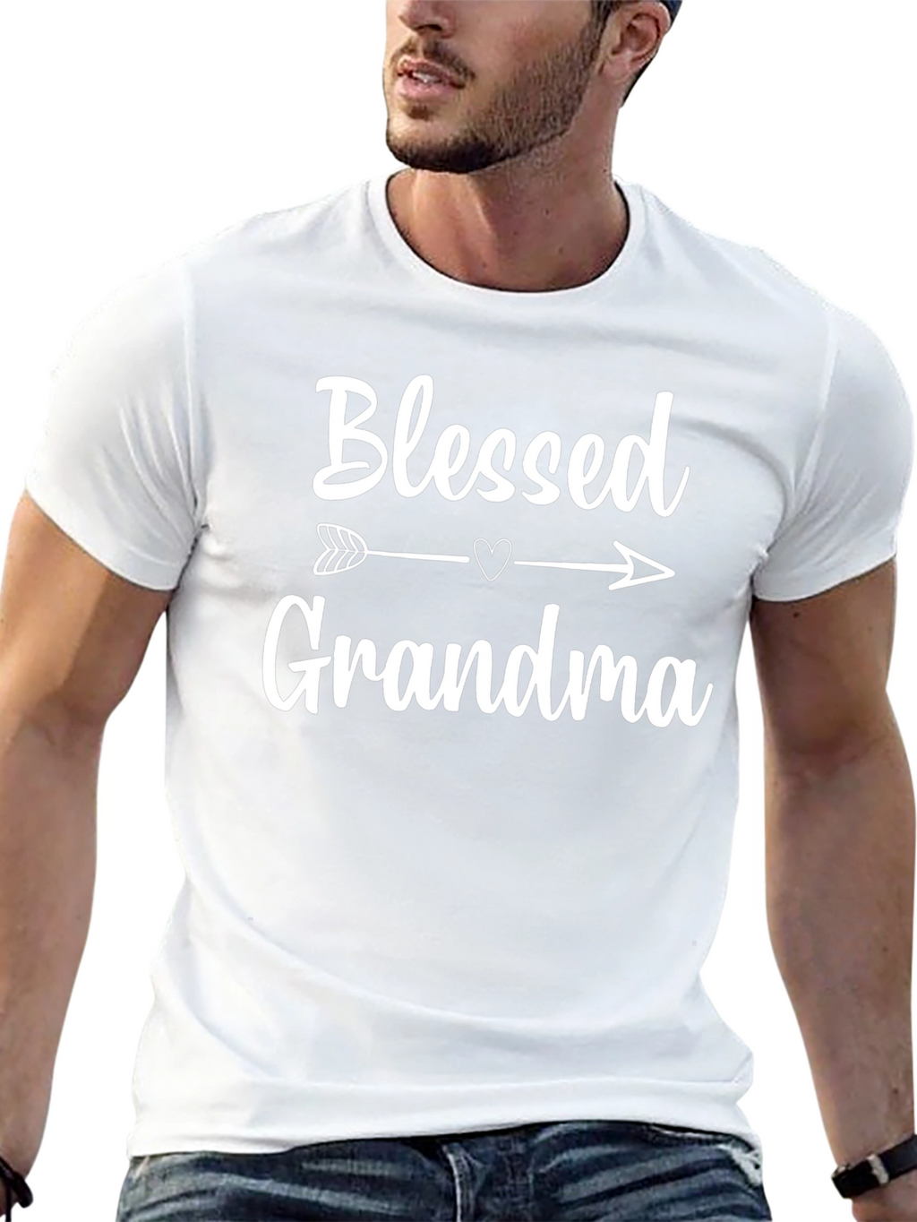 Blessed Grandma T-Shirt - Cute Arrow Design