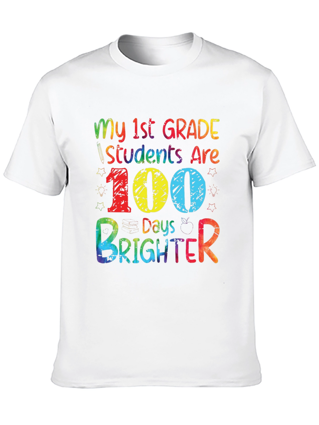 100 Days Brighter Teacher T-Shirt