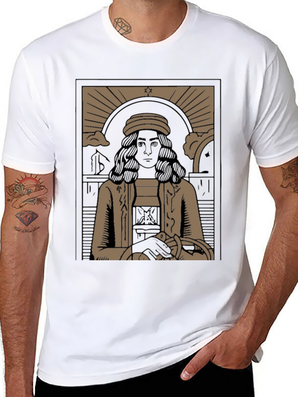 Unique Graphic Tee - Artistic Design