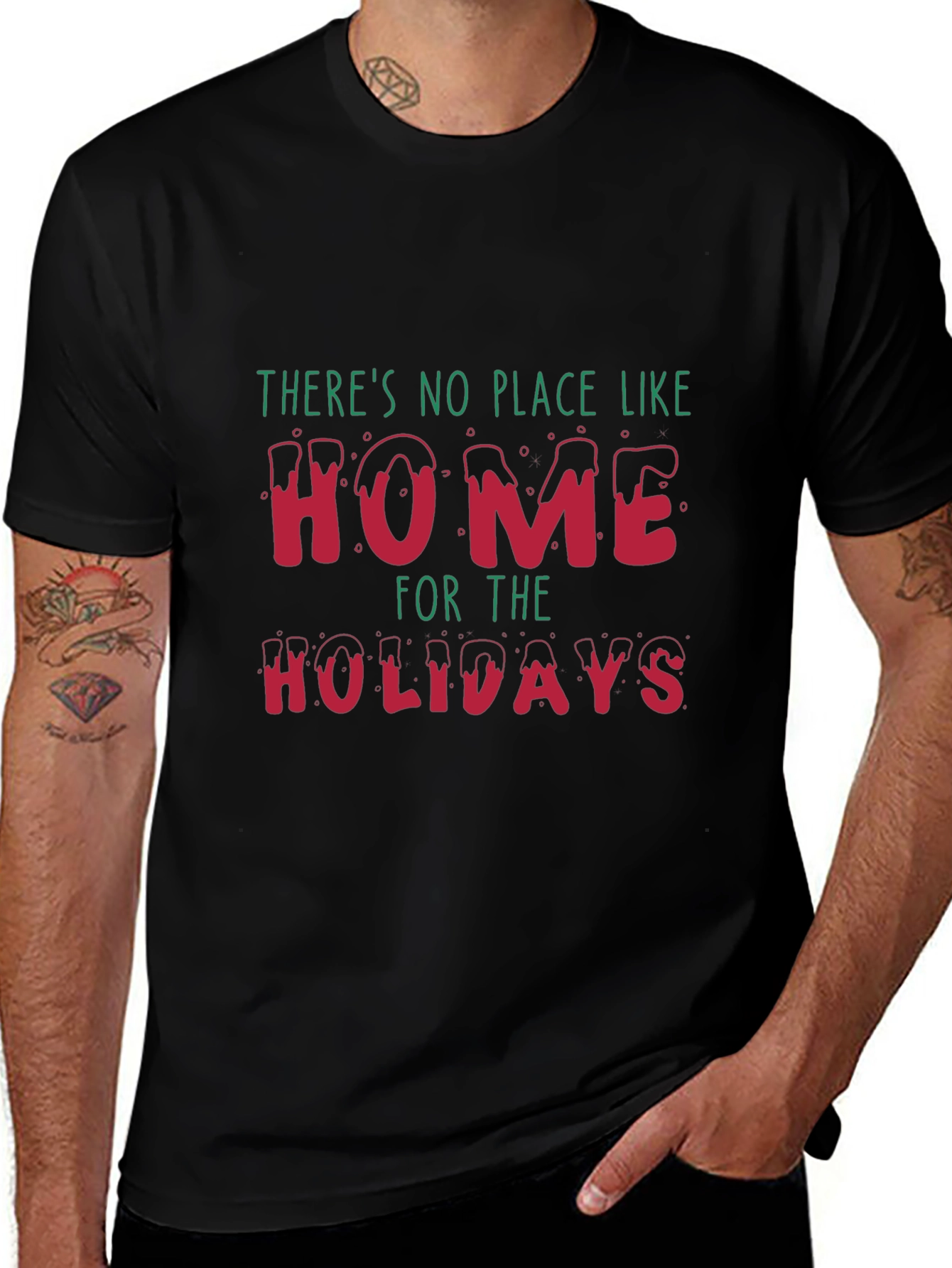 Festive Home for the Holidays Graphic Tee