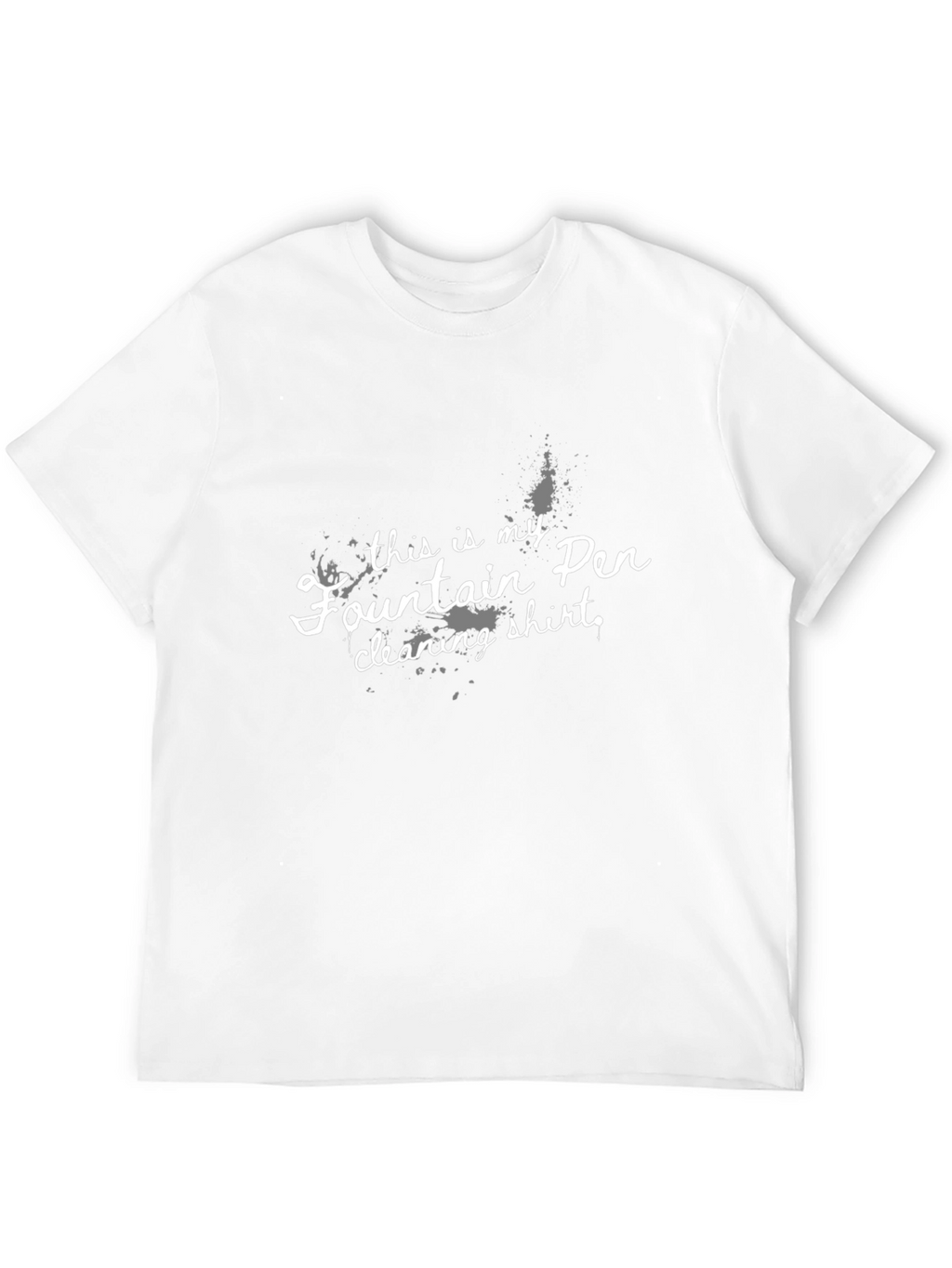 Fountain Pen Cleaning Shirt - Novelty Graphic Tee