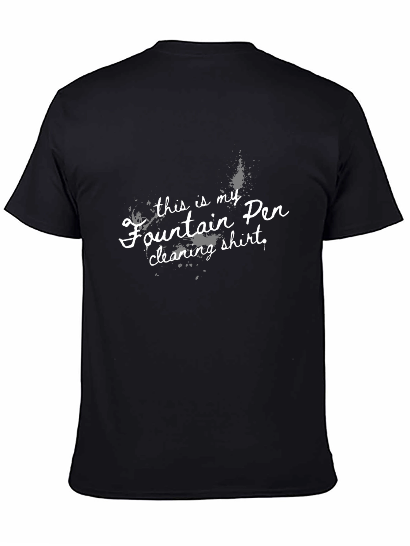 Fountain Pen Cleaning Shirt - Novelty Graphic Tee