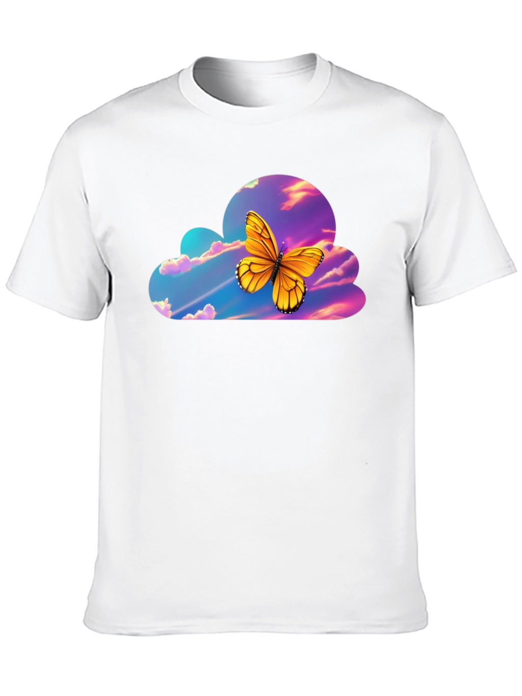 Butterfly Cloud Graphic T-Shirt