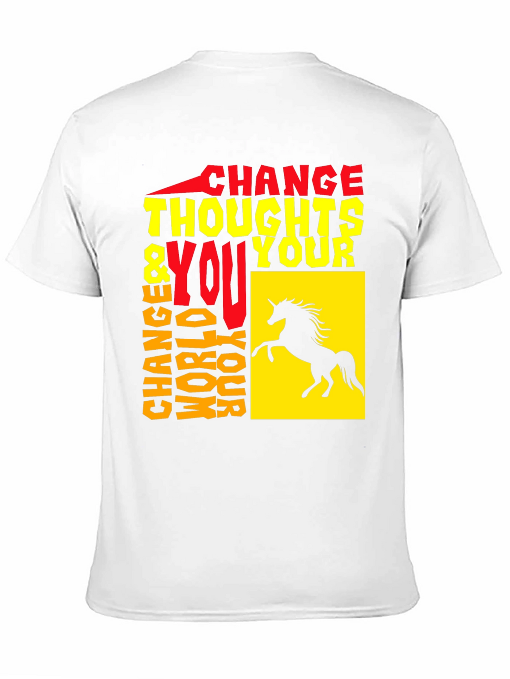 Change Thoughts Change World T-Shirt Black Unisex