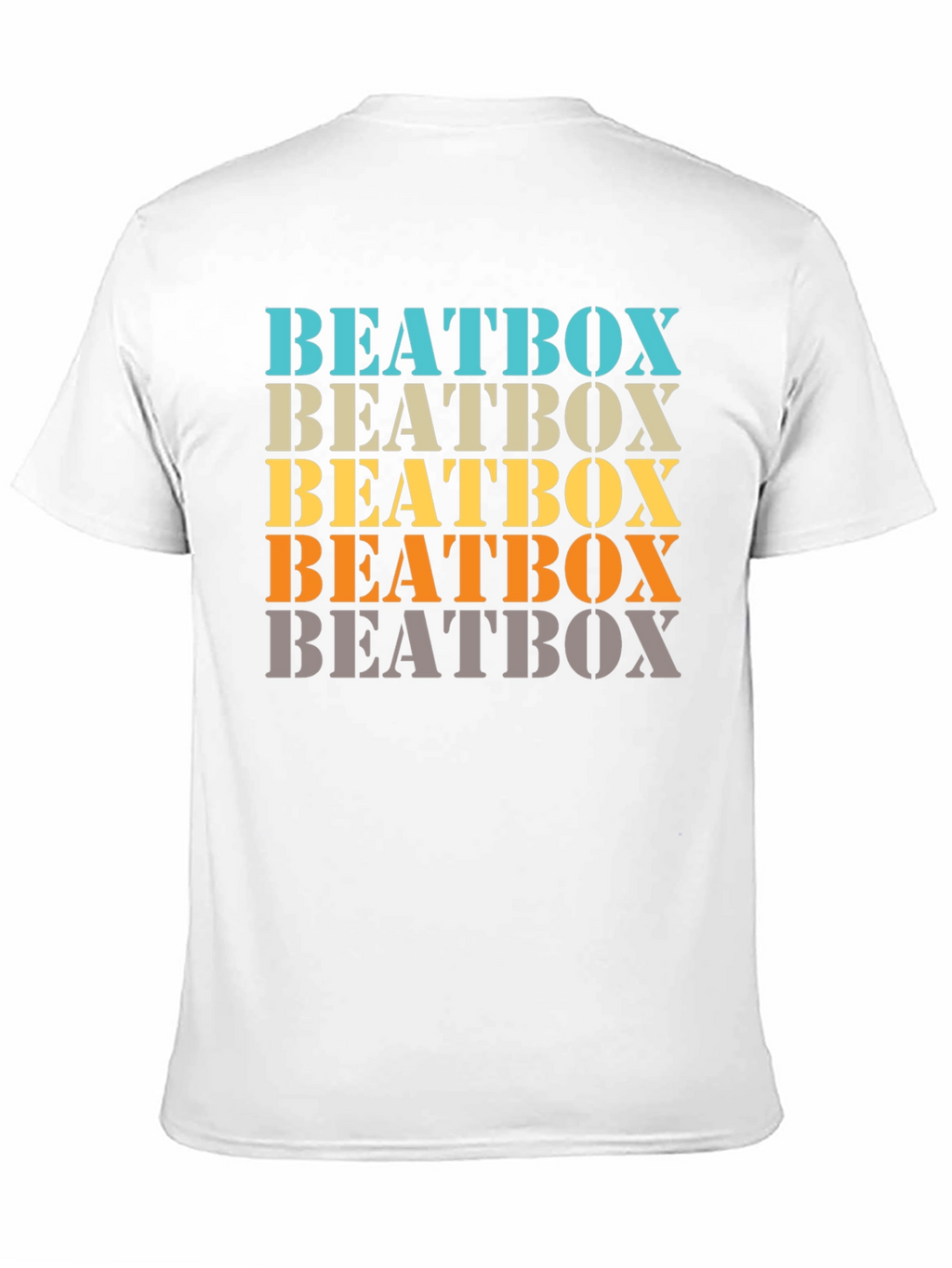 Retro Beatbox Graphic Tee - Trendy Music T-Shirt