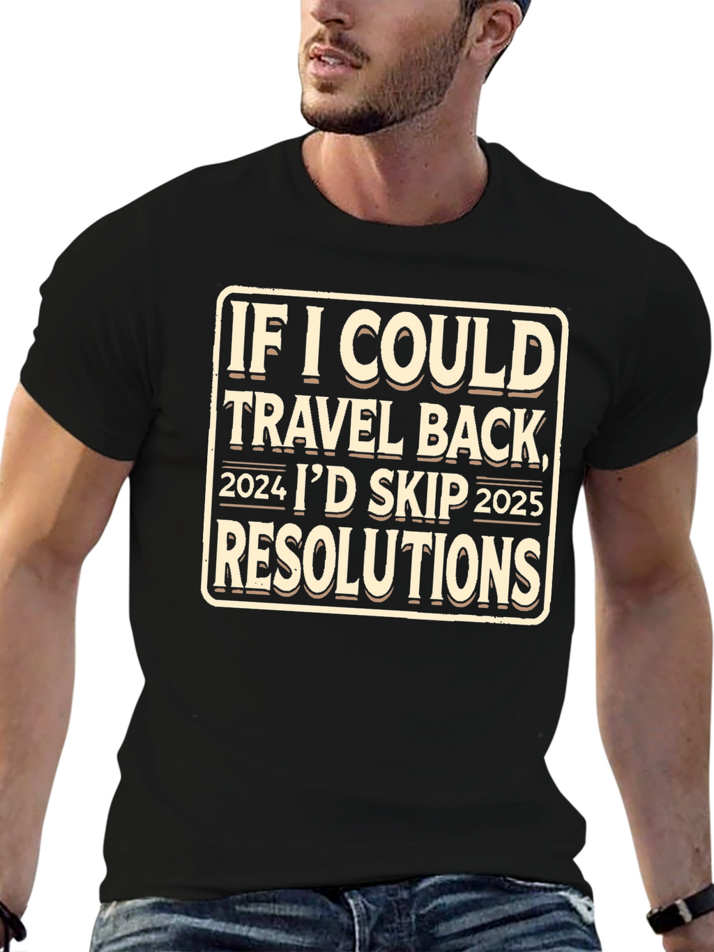 Skip 2025 New Year Funny T-Shirt