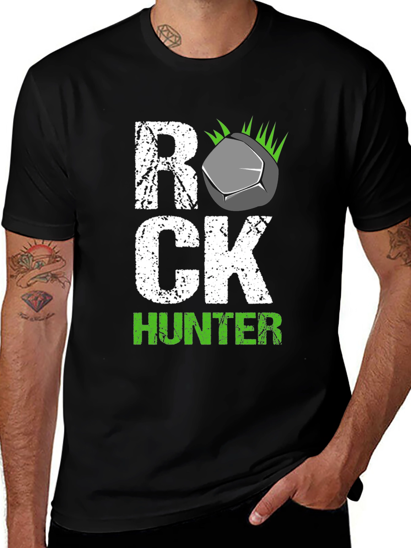 Rock Hunter T-Shirt - Unique Graphic Tee