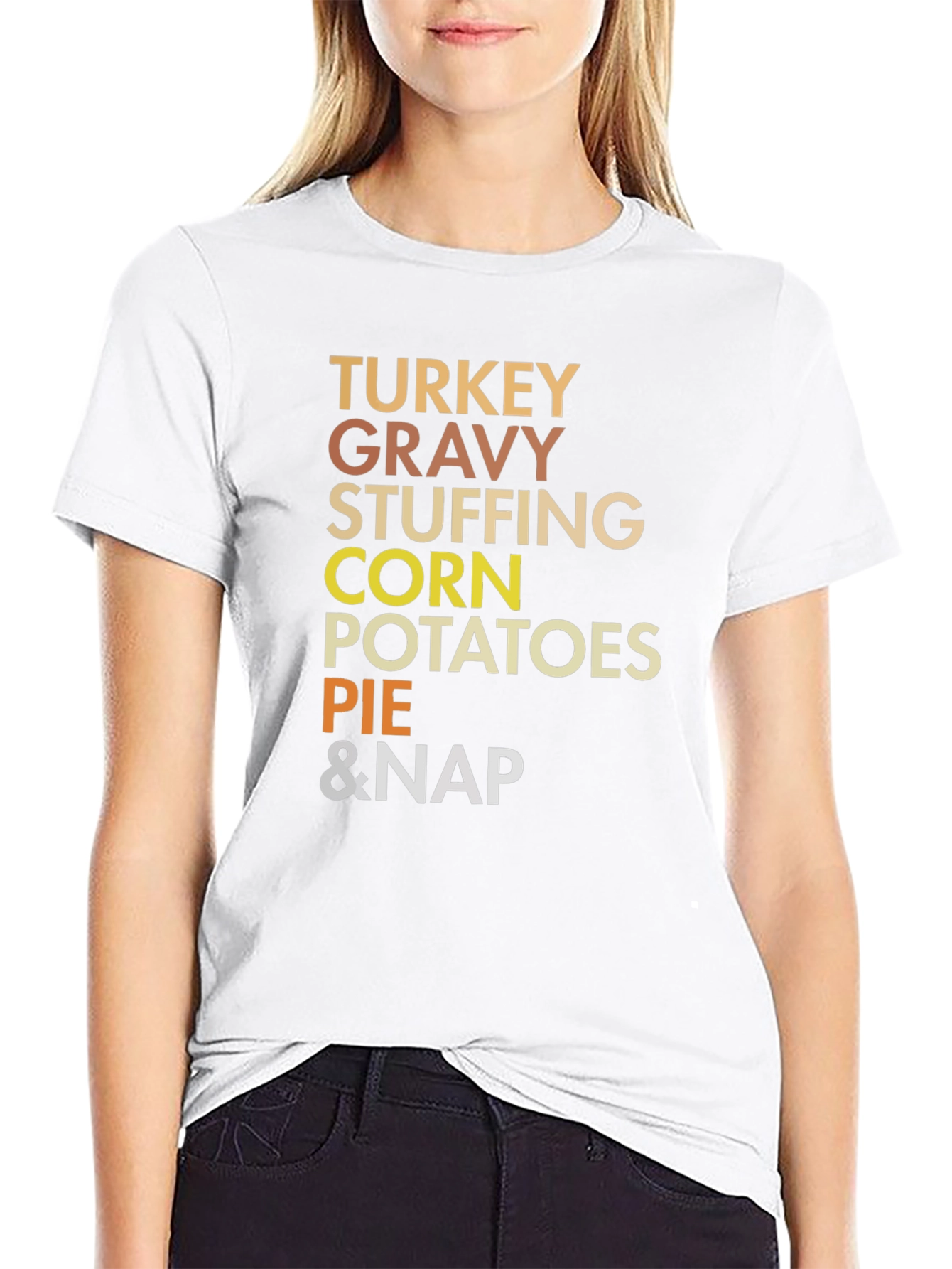 Thanksgiving Food List T-Shirt