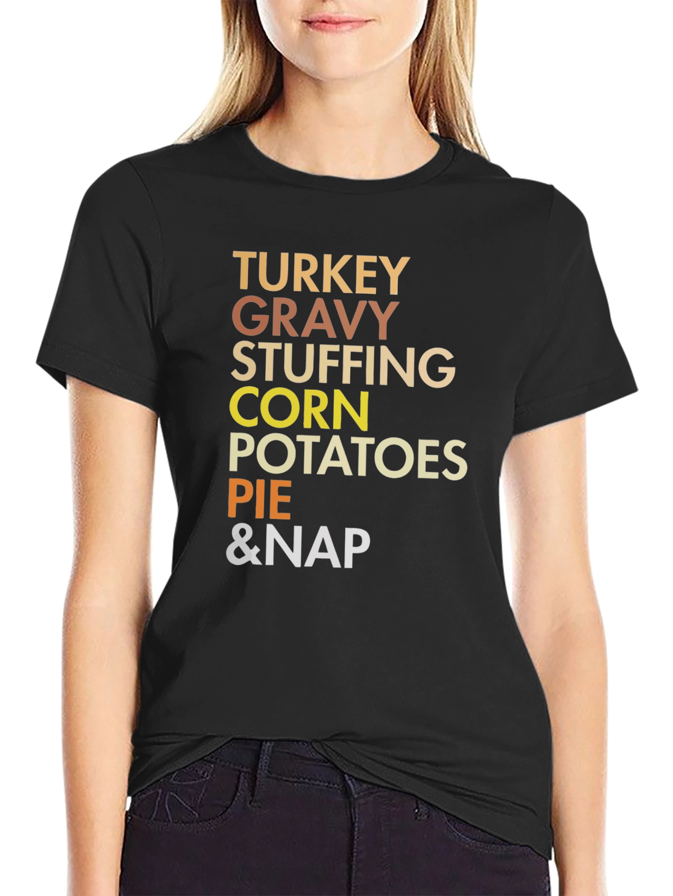 Thanksgiving Food List T-Shirt