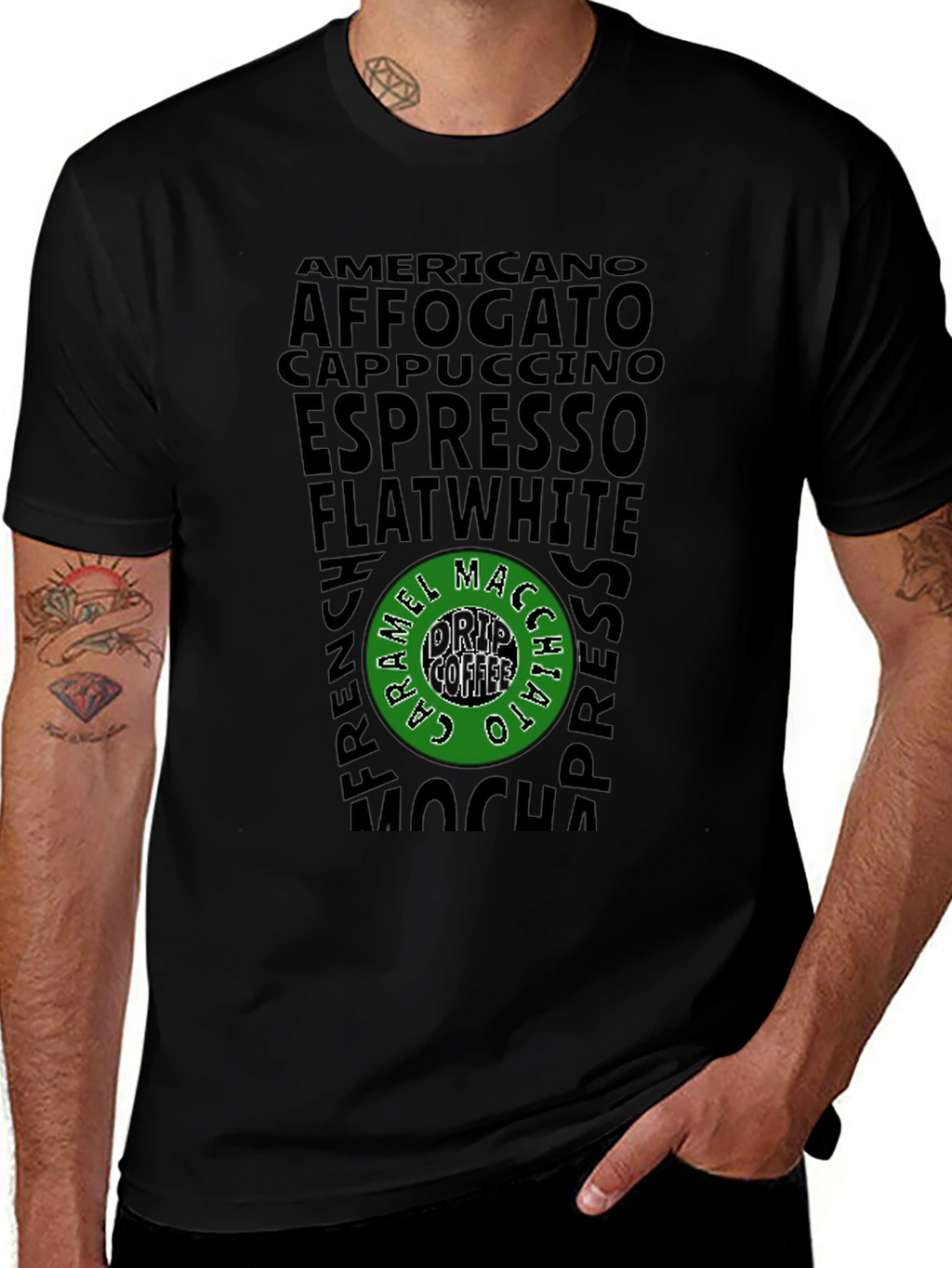Coffee Lover T-Shirt - Black Graphic Tee