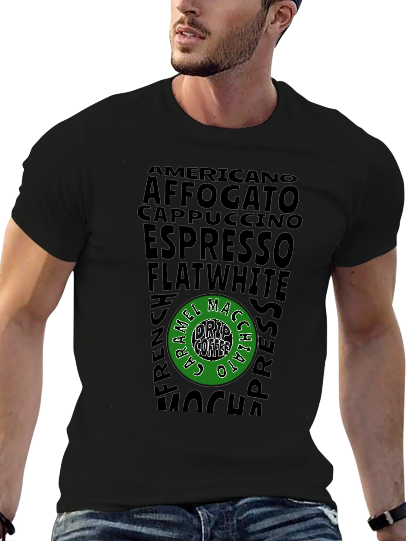 Coffee Lover T-Shirt - Black Graphic Tee