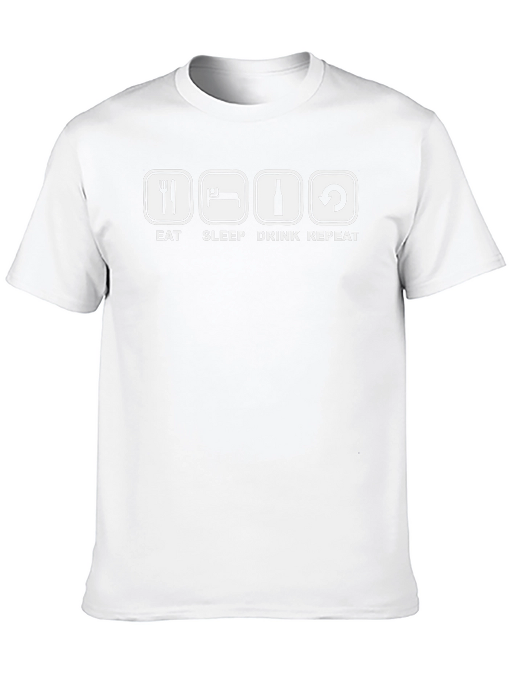 Eat Sleep Drink Repeat Black T-Shirt