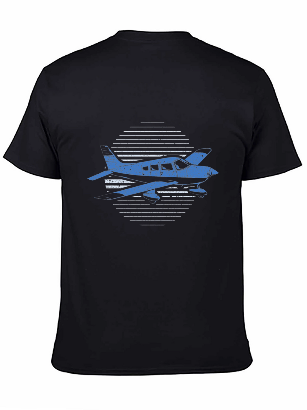 Airplane Graphic Tee - Black Aviation T-Shirt