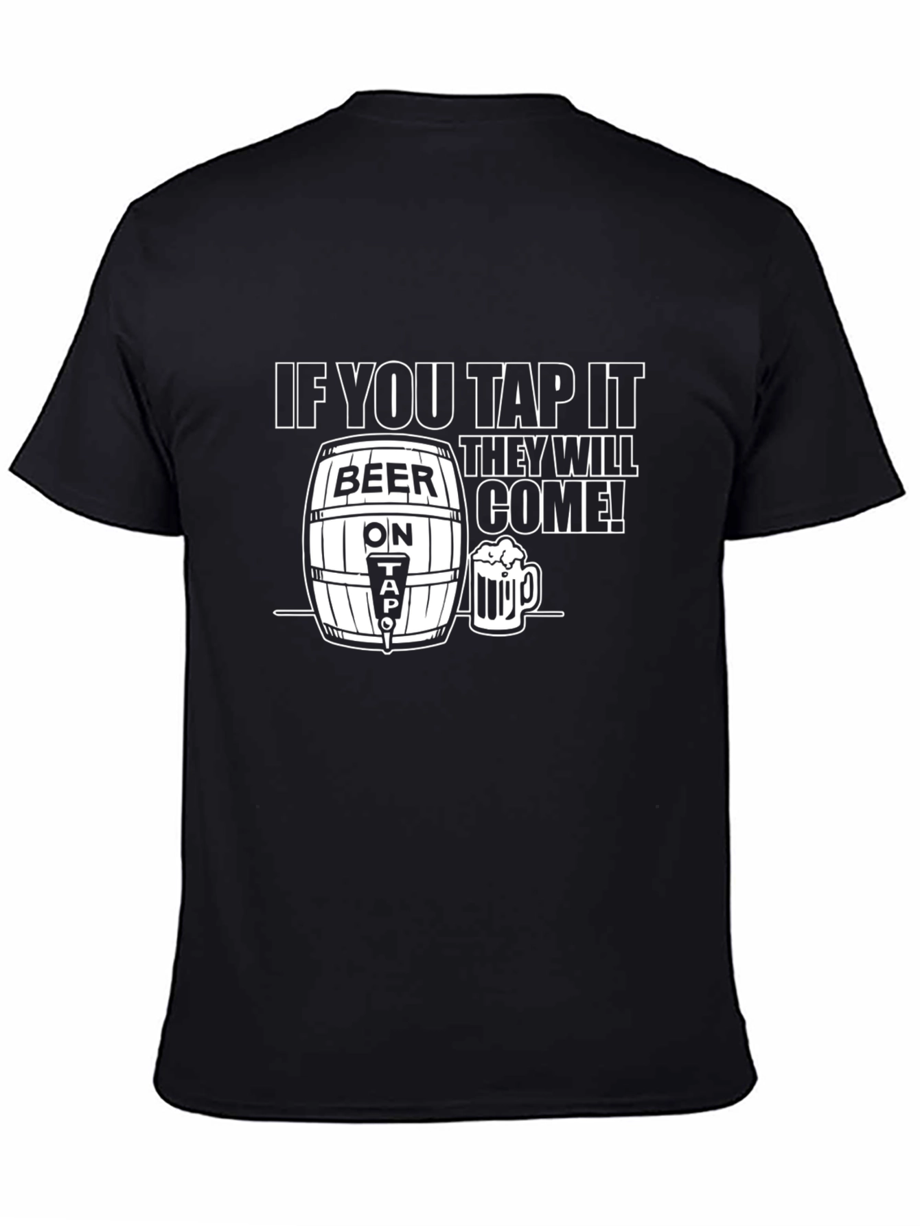 Beer Tap It T-Shirt - Funny Drinking Tee