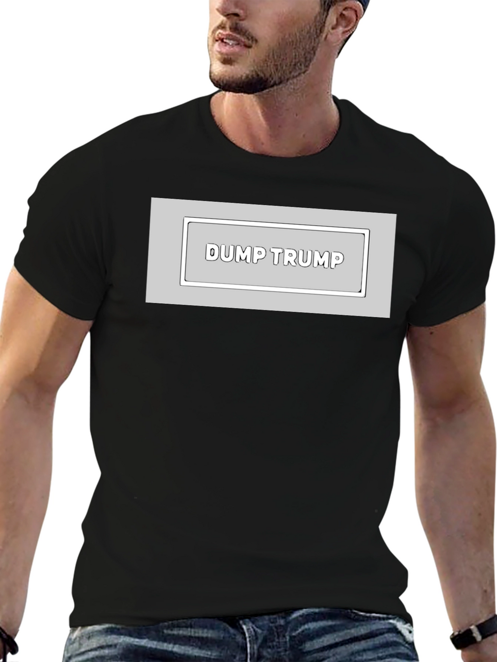 Dump Trump Graphic Tee - Anti-Trump Statement T-Shirt