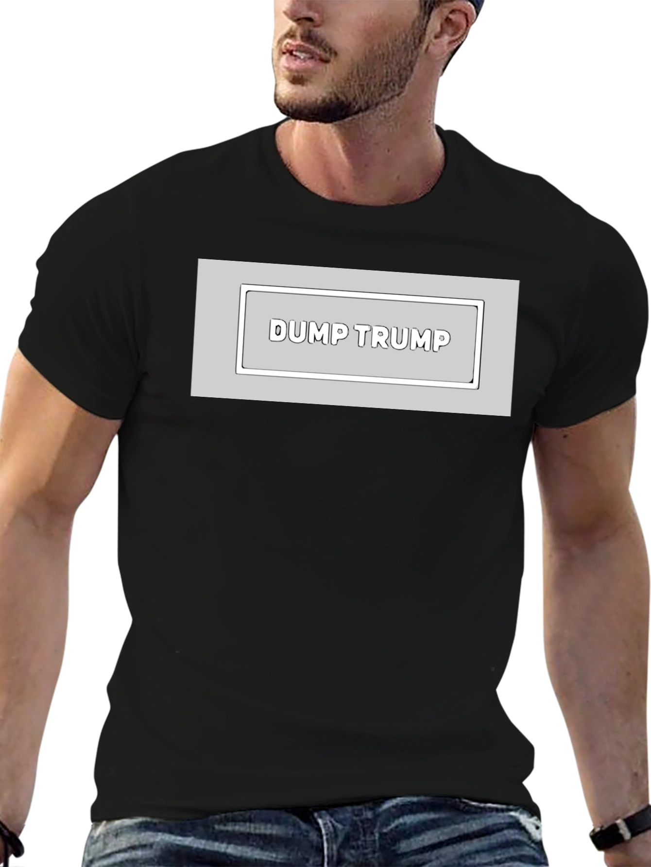 Dump Trump Graphic Tee - Anti-Trump Statement T-Shirt