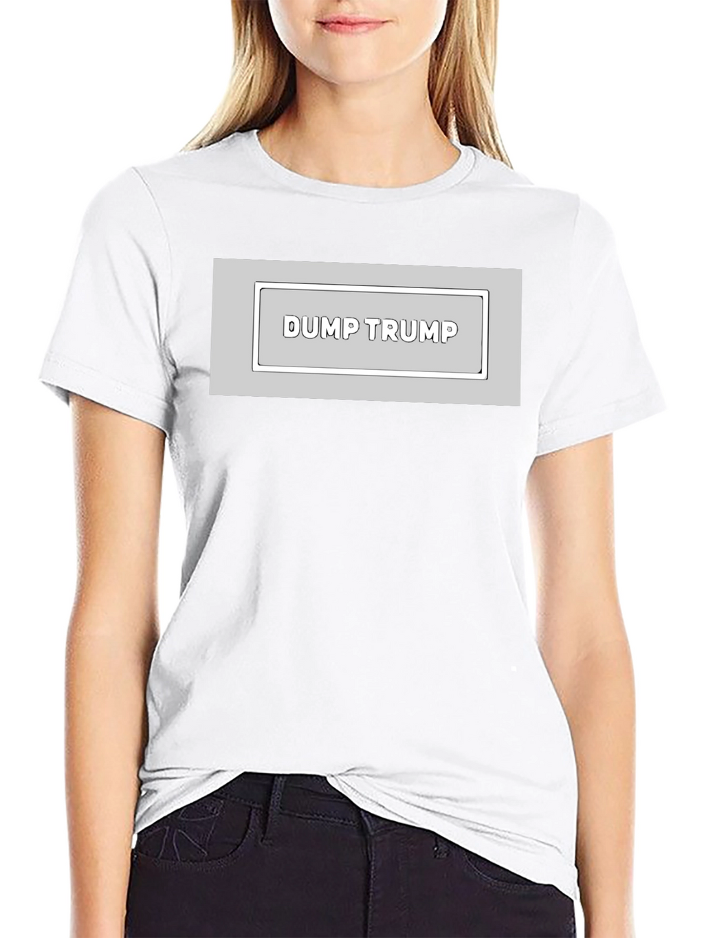Dump Trump Graphic Tee - Anti-Trump Statement T-Shirt