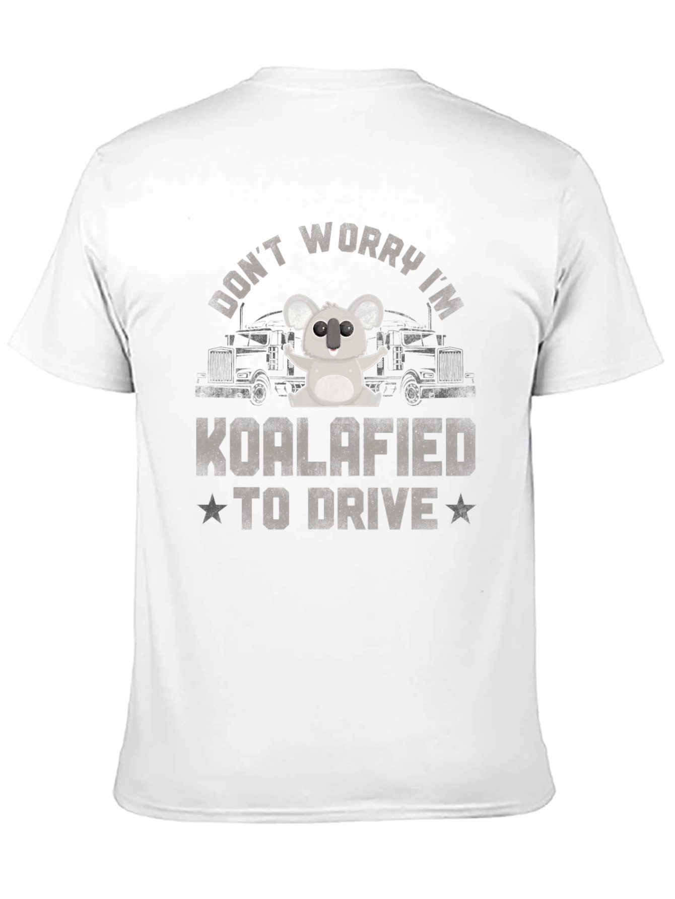 Koalafied to Drive T-Shirt - Funny Koala Trucker Tee