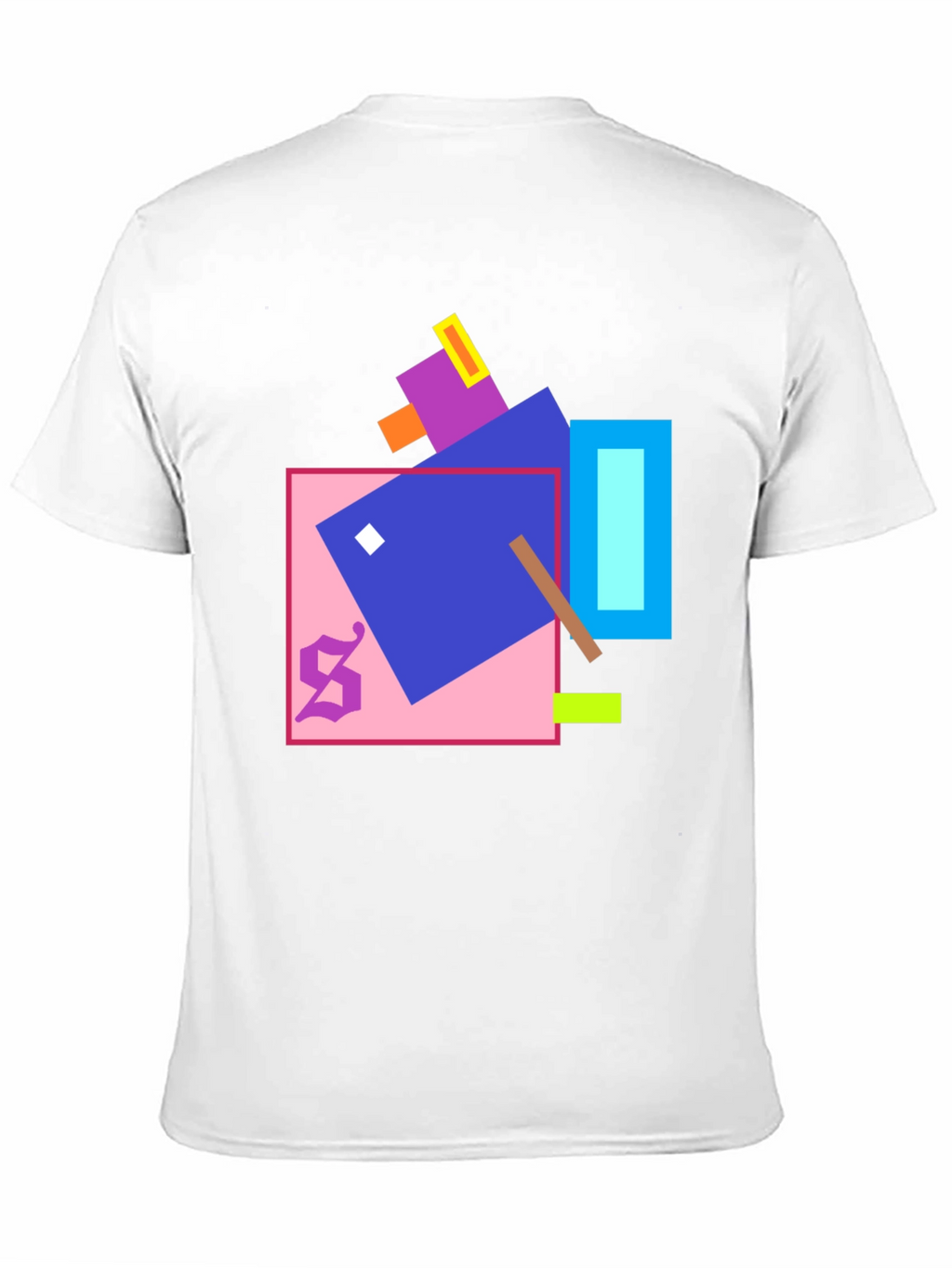 Geometric Art Black T-Shirt