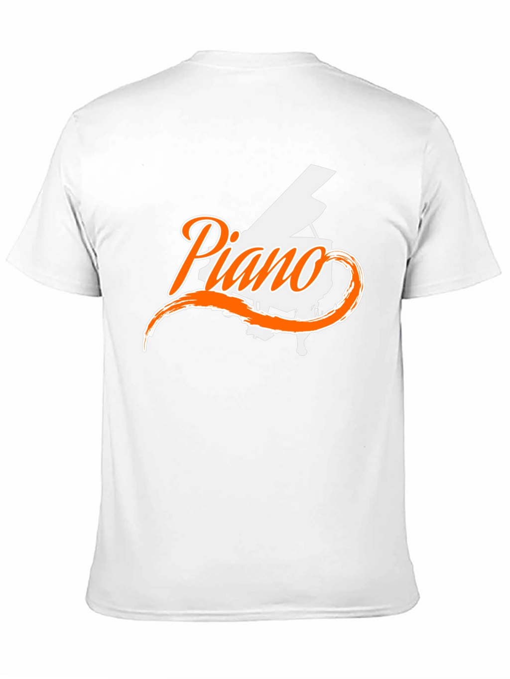 Piano Graphic Black T-Shirt