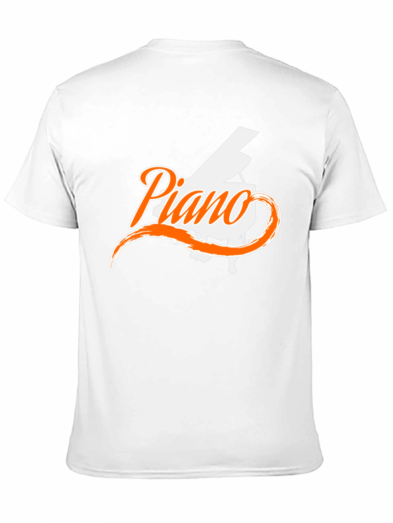 Piano Graphic Black T-Shirt