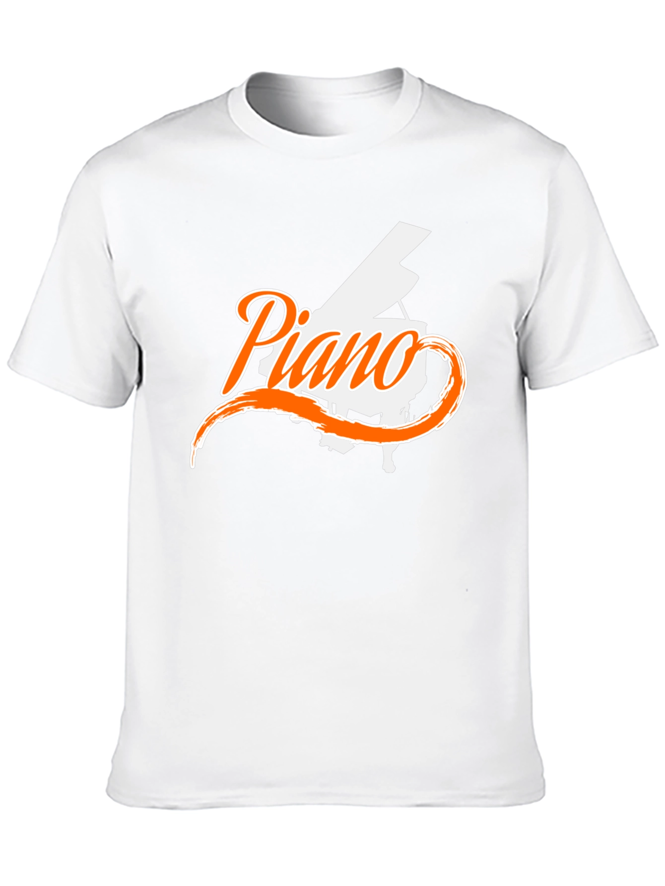 Piano Graphic Black T-Shirt