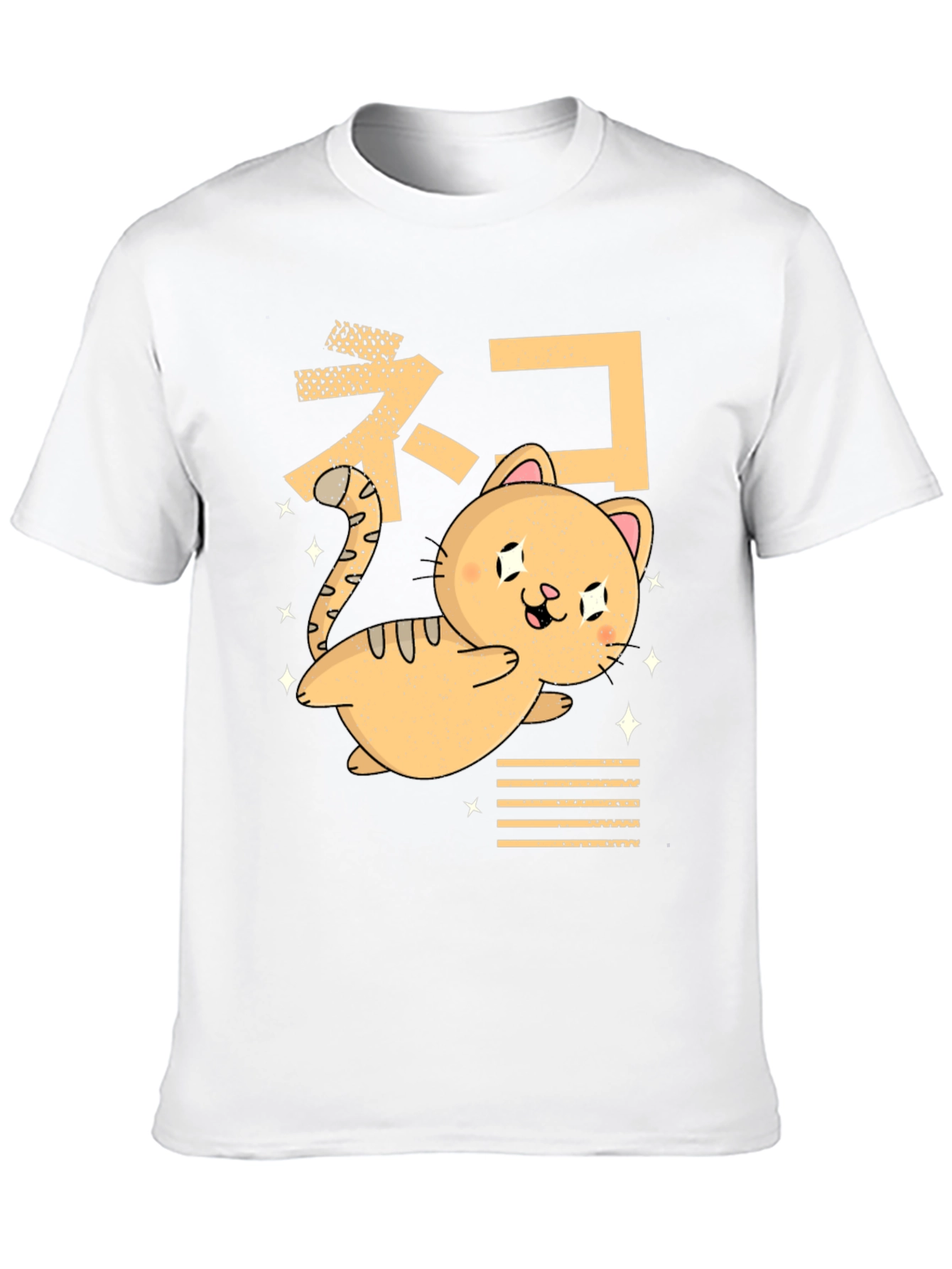 Kawaii Cat T-Shirt - Anime Style Kitten Tee