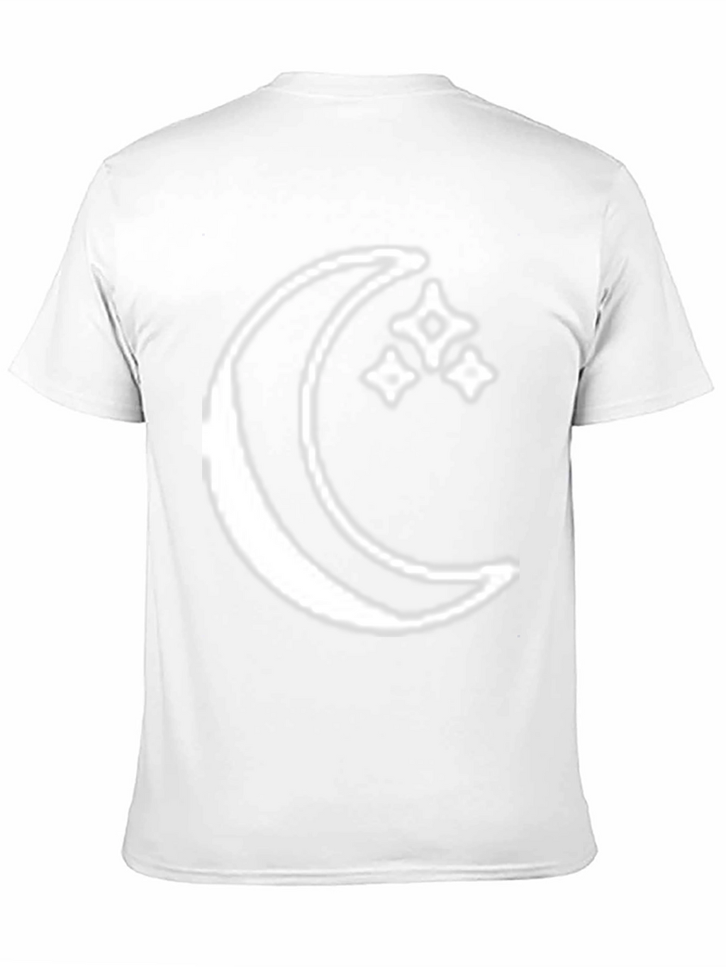 Moon & Stars Graphic Tee - Celestial Black T-Shirt