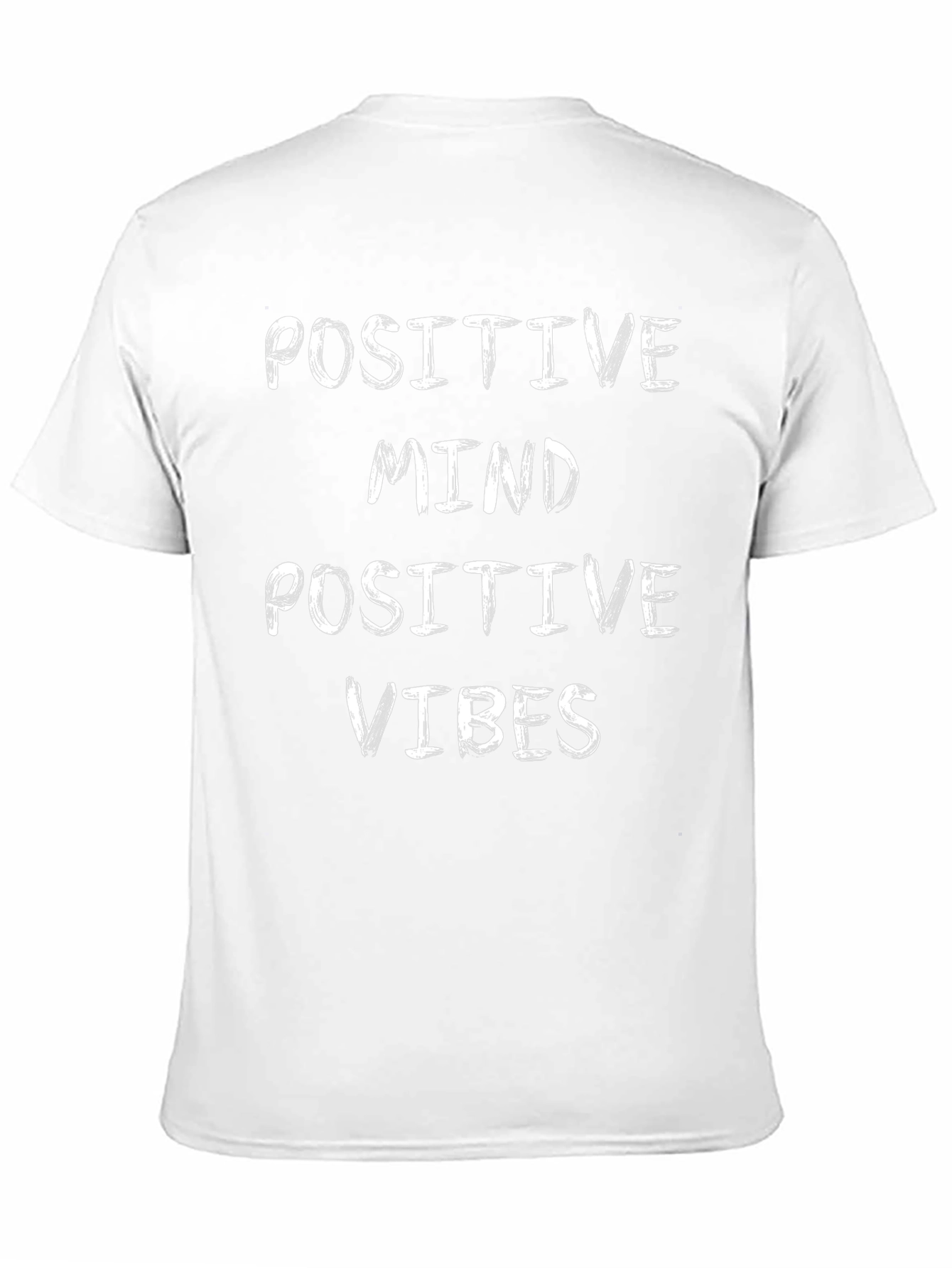 Positive Mind Positive Vibes Black T-Shirt