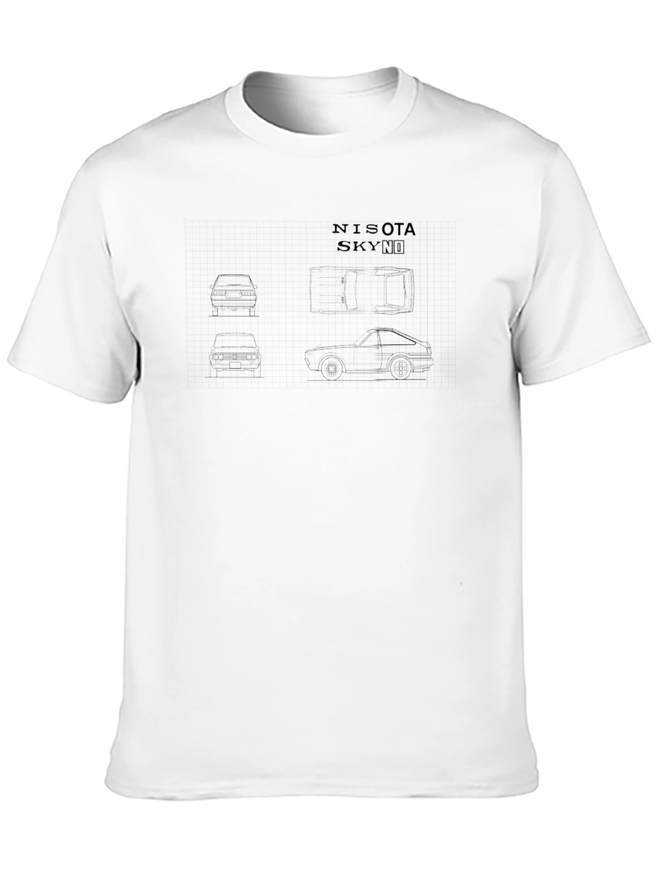 NISOTA SKYND Car Schematic T-Shirt