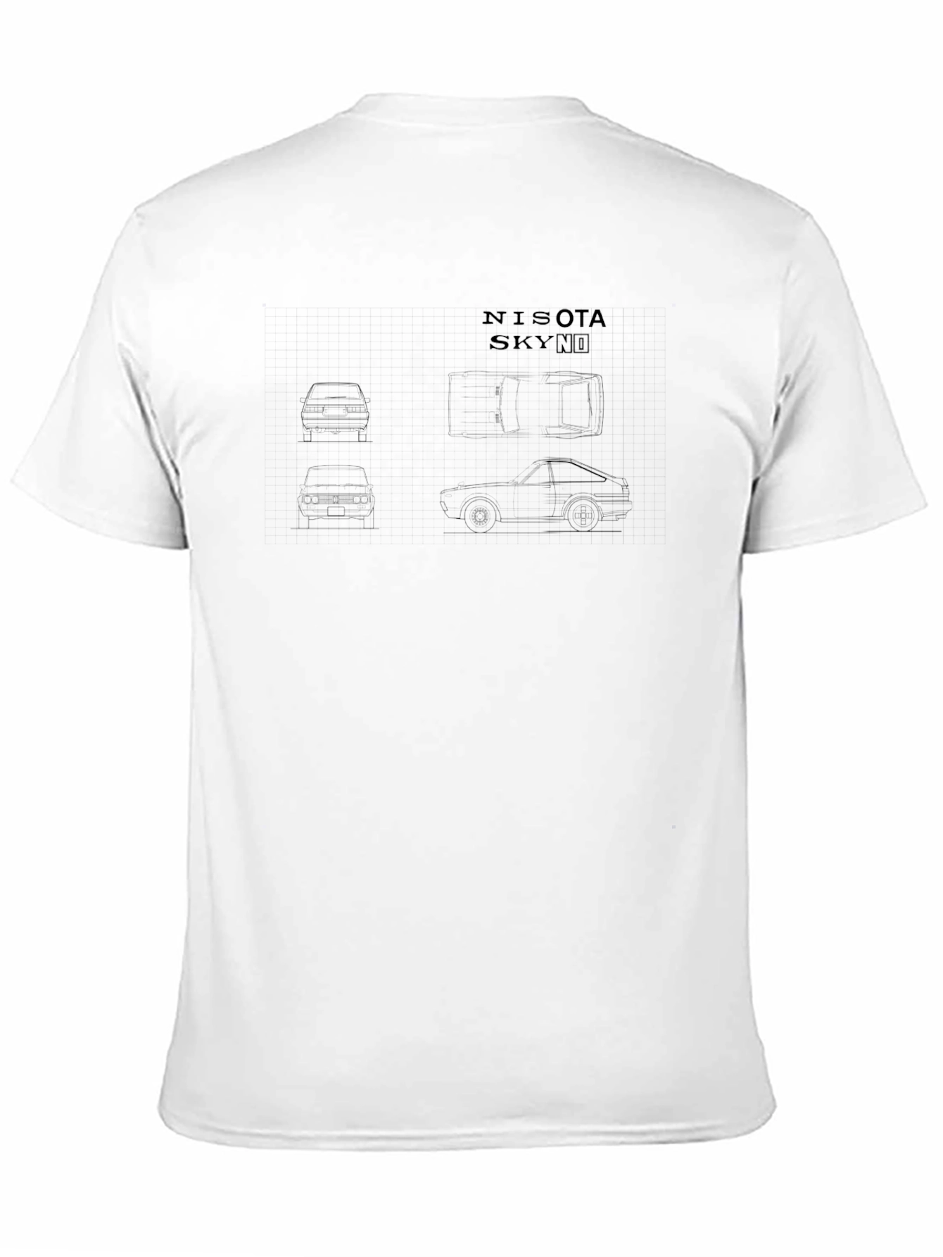 NISOTA SKYND Car Schematic T-Shirt