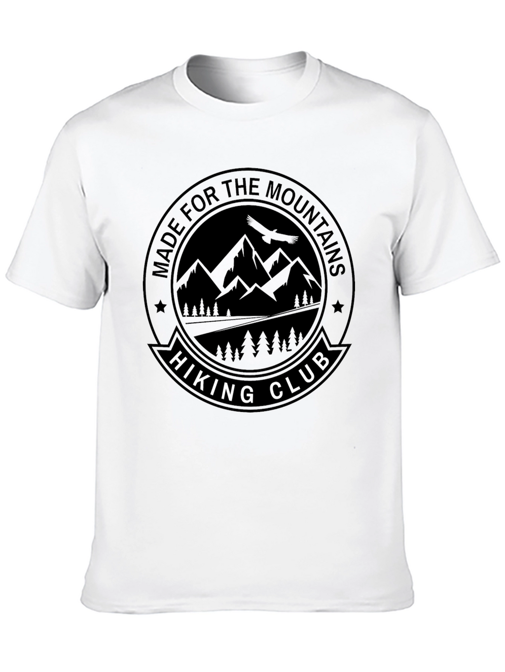 Hiking Club Graphic Tee - Black