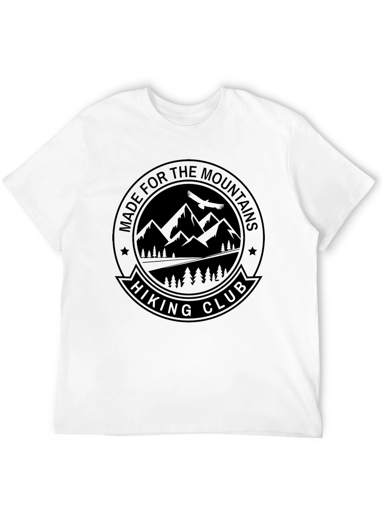 Hiking Club Graphic Tee - Black