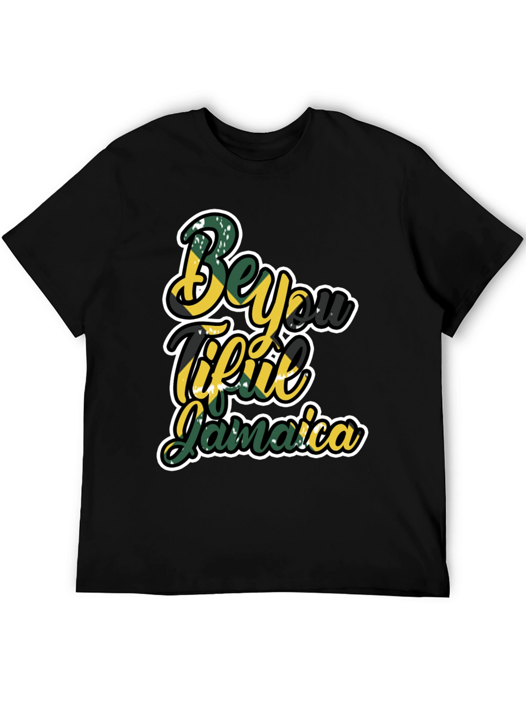 Beyoutiful Jamaica T-Shirt - Stylish Graphic Tee