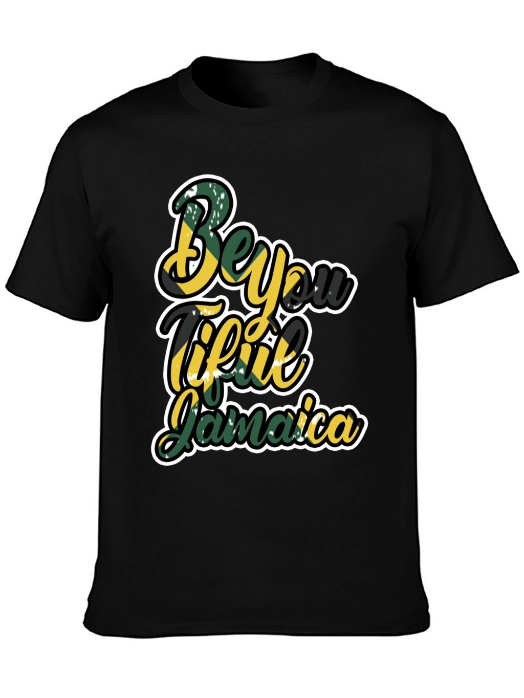 Beyoutiful Jamaica T-Shirt - Stylish Graphic Tee