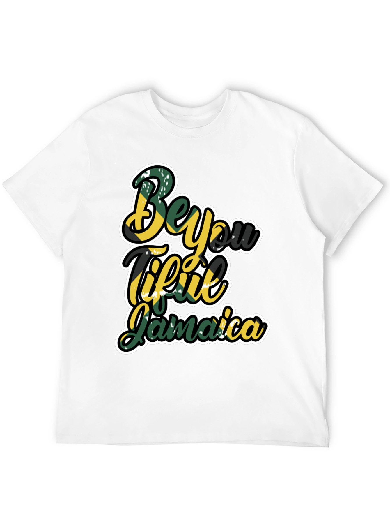 Beyoutiful Jamaica T-Shirt - Stylish Graphic Tee