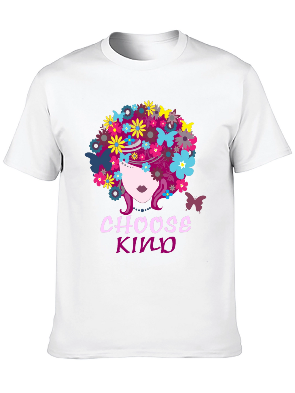 Choose Kind Floral T-Shirt - Inspiring Graphic Tee