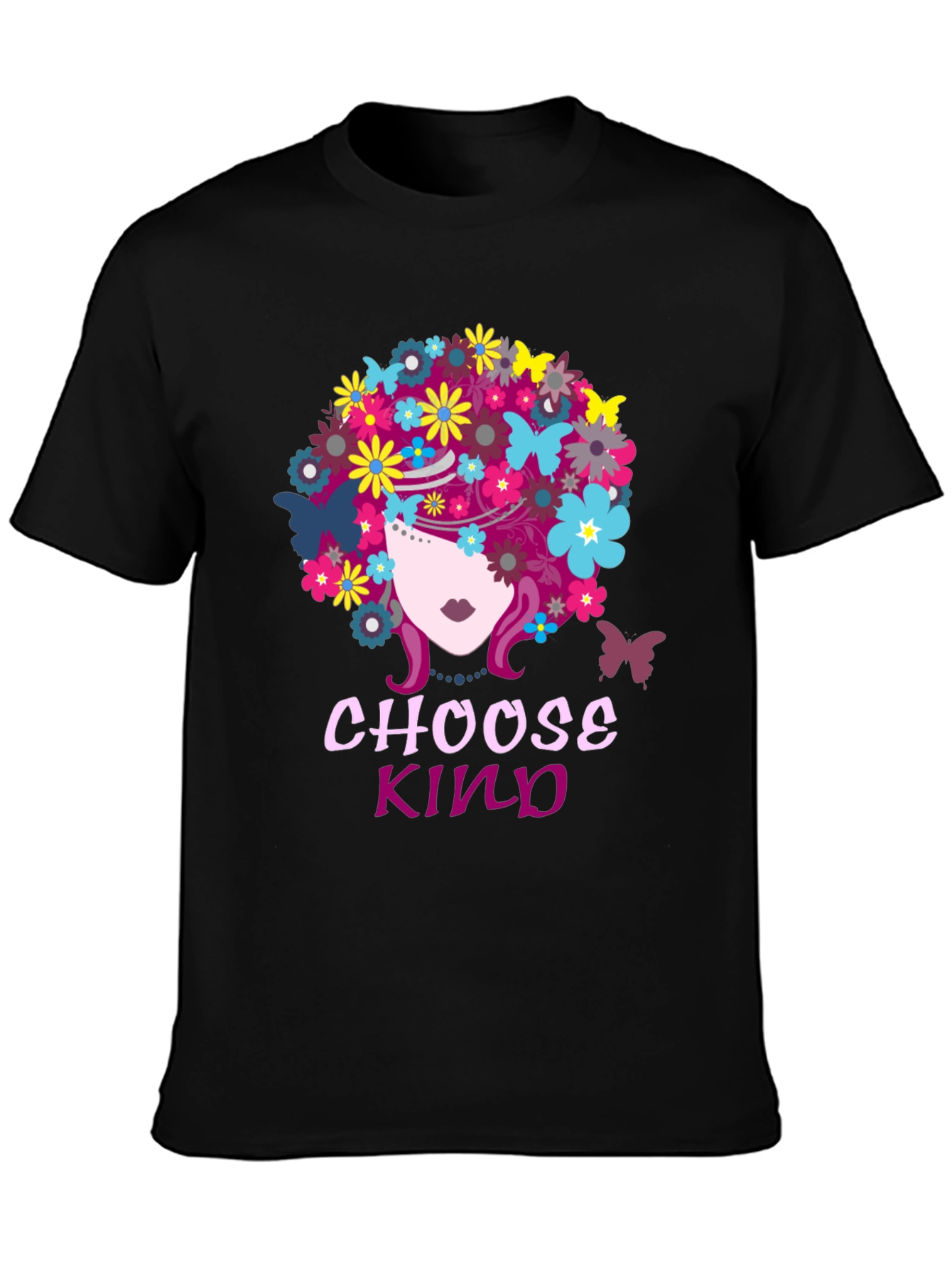 Choose Kind Floral T-Shirt - Inspiring Graphic Tee