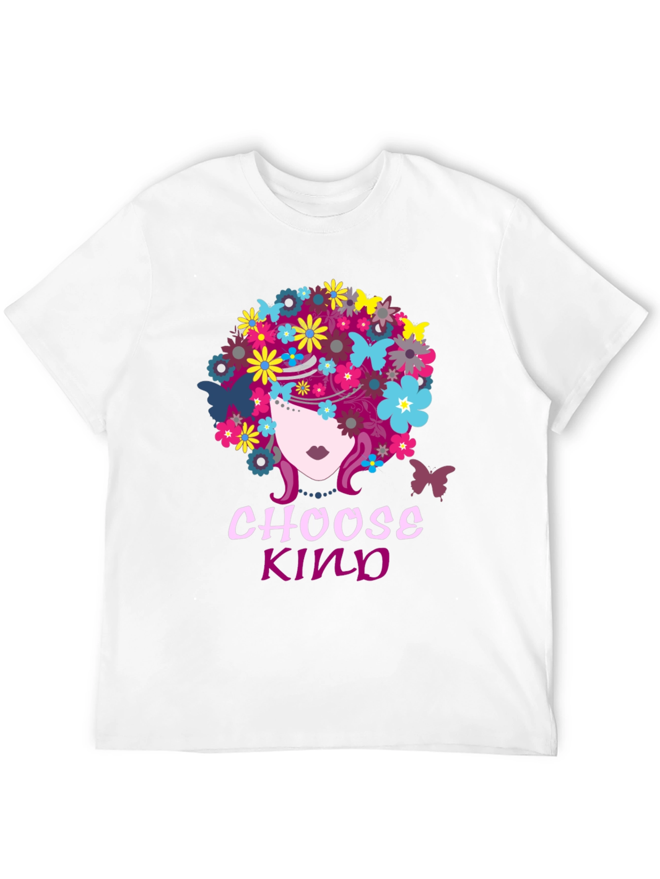 Choose Kind Floral T-Shirt - Inspiring Graphic Tee