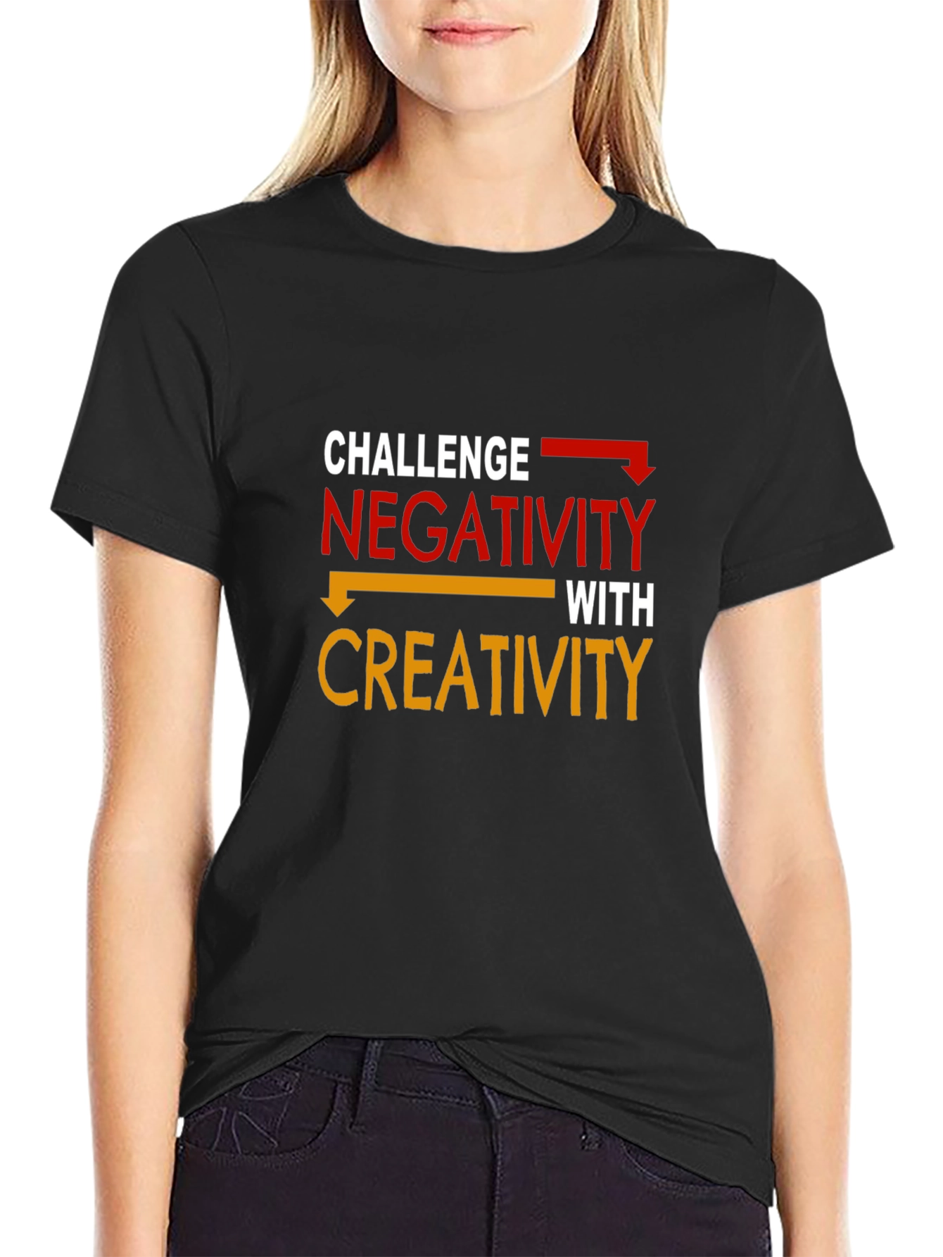 Challenge Negativity Creativity Graphic Tee