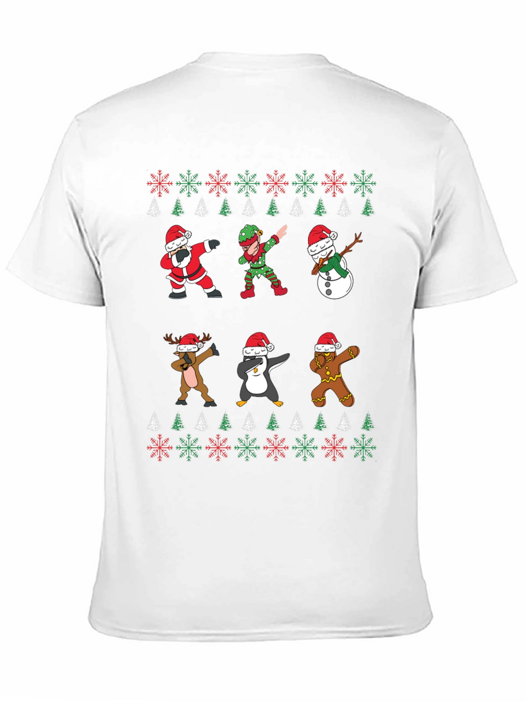 Christmas Dab T-Shirt - Santa Elf Reindeer Penguin